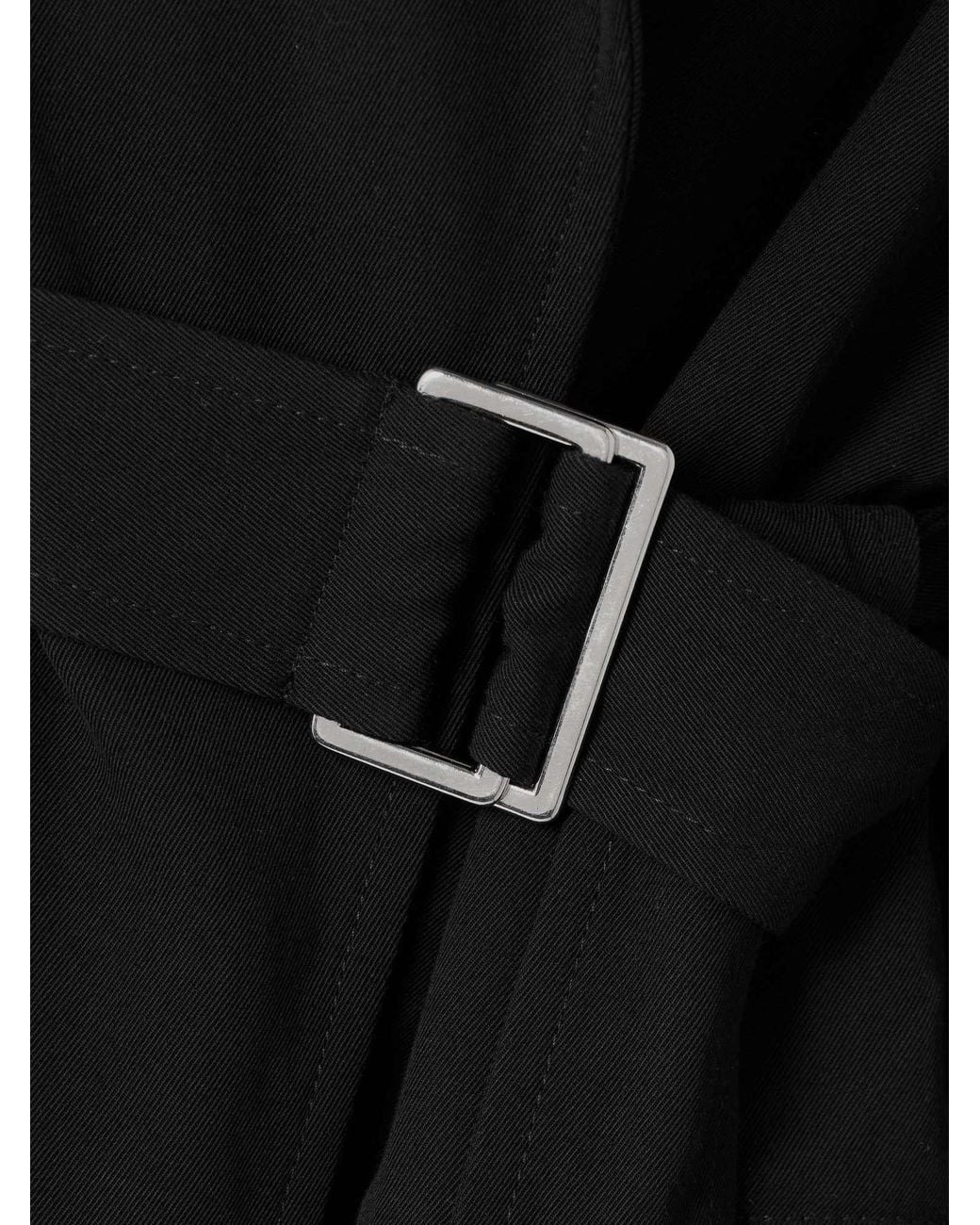 Totême Black Totême Flowing Twill Trench Coat