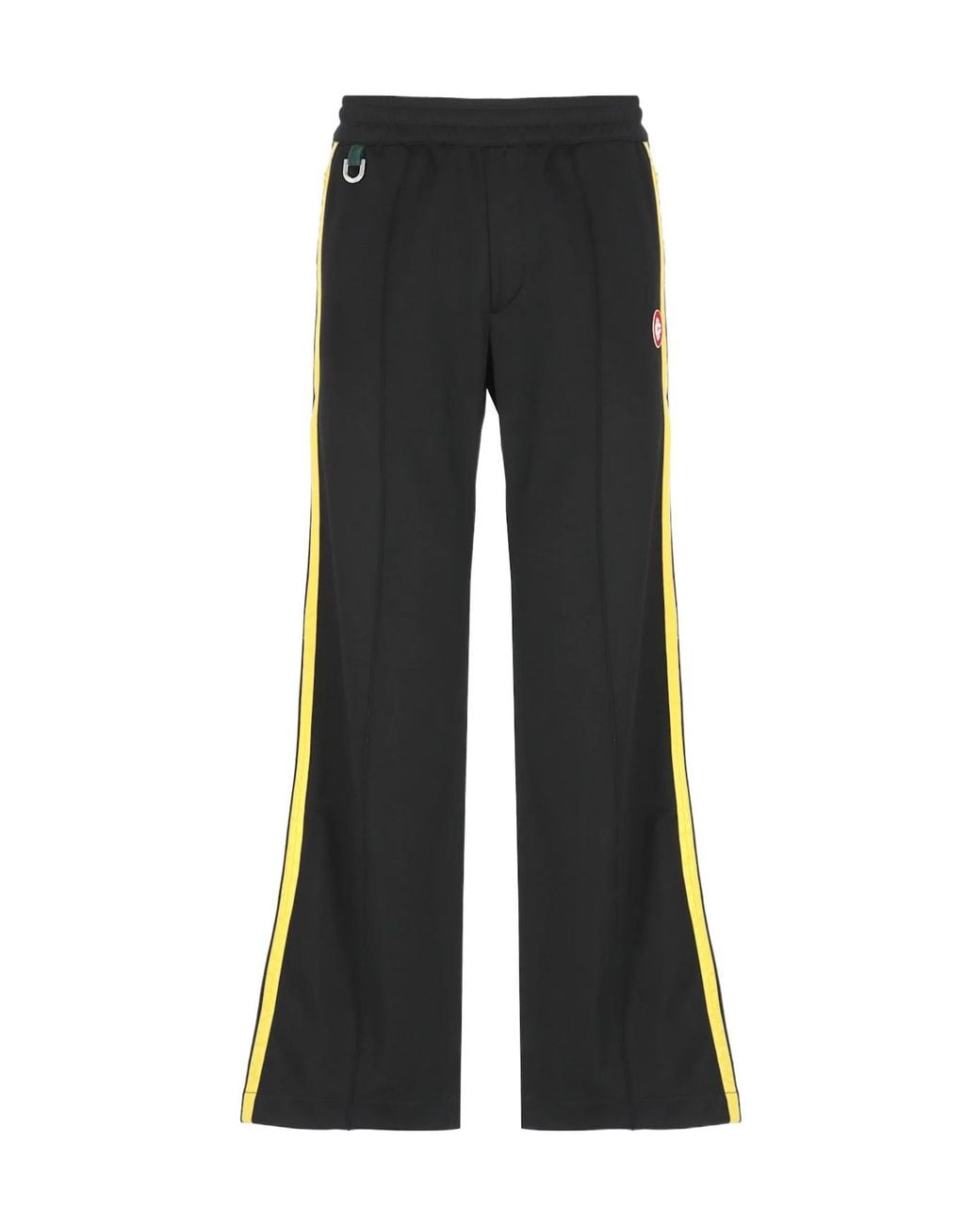 Casablanca Black Contrast-Stripe Pants for men