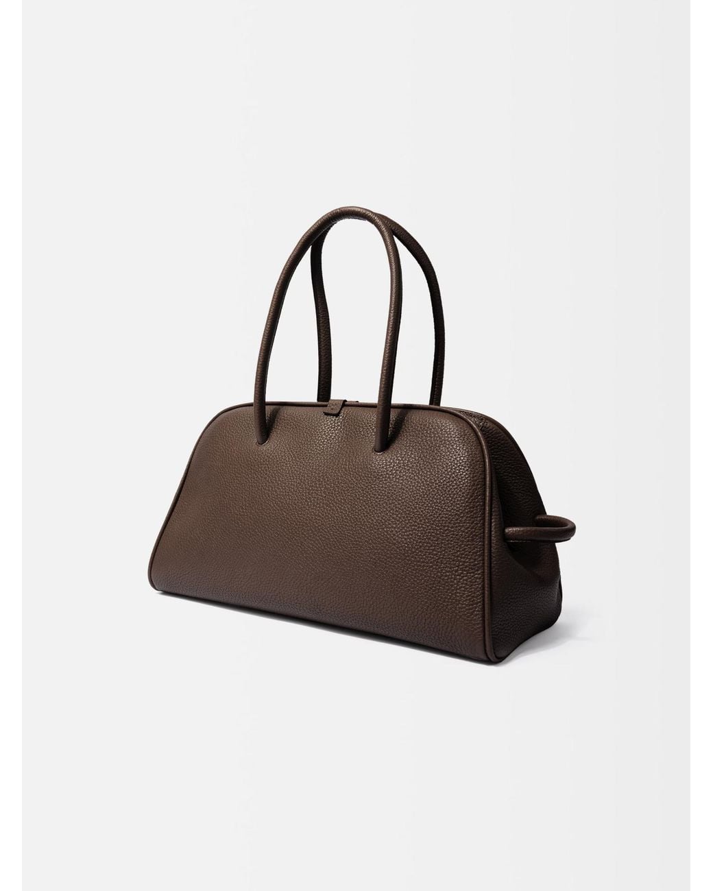 Jacquemus Brown The Turismo Small Soft Bowling Bag for men