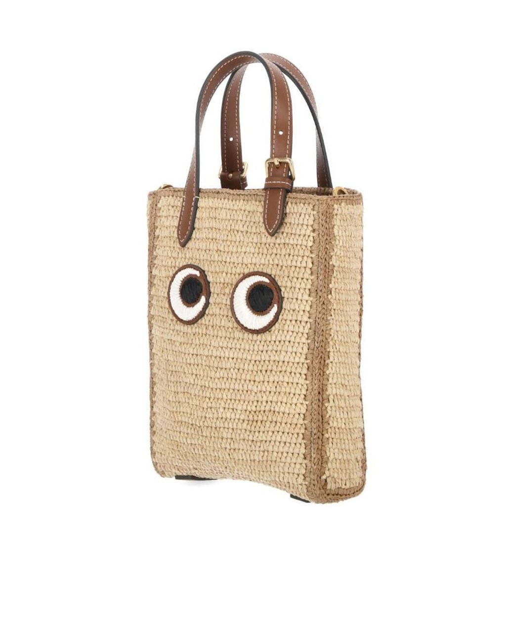 Anya Hindmarch Natural Compact Shoulder Bag