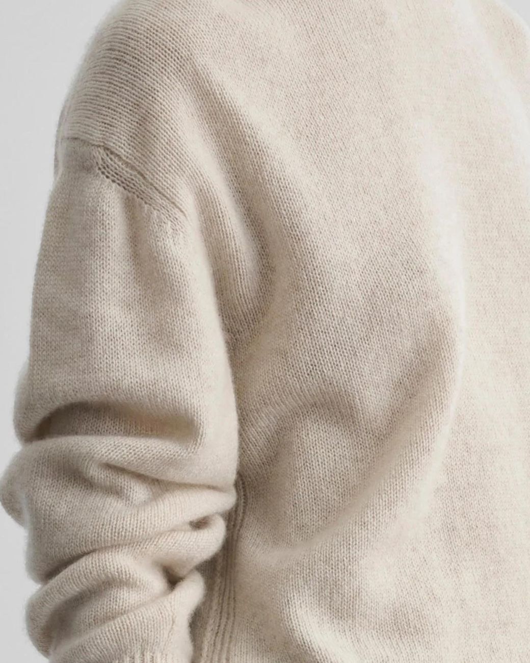 Phoebe Philo White Cashmere Crew-Neck Sweater