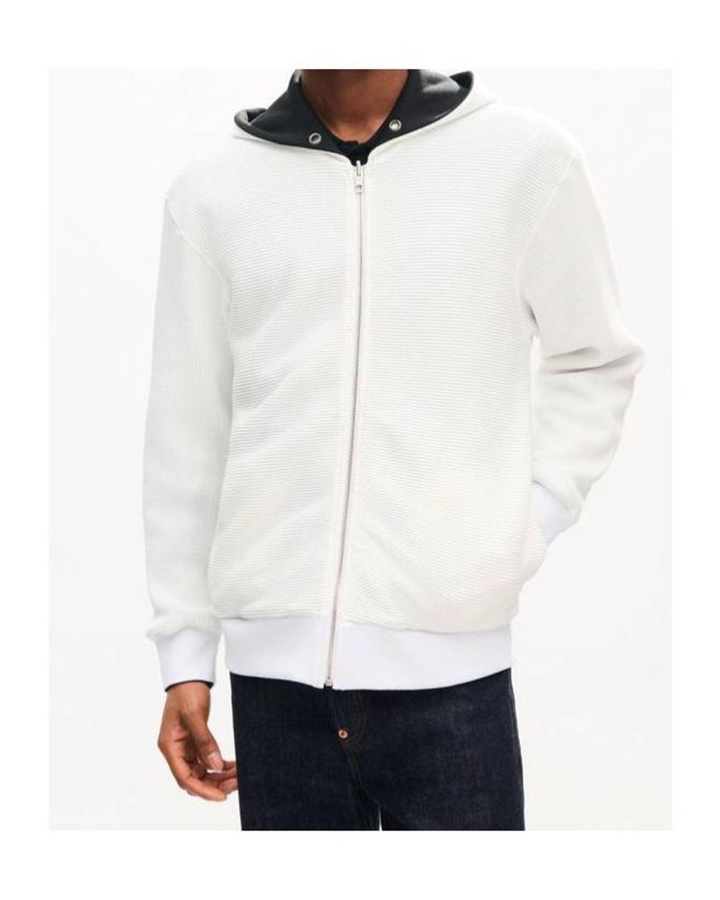 KENZO Black Tulip Reversible Zip Up Hoodie for men