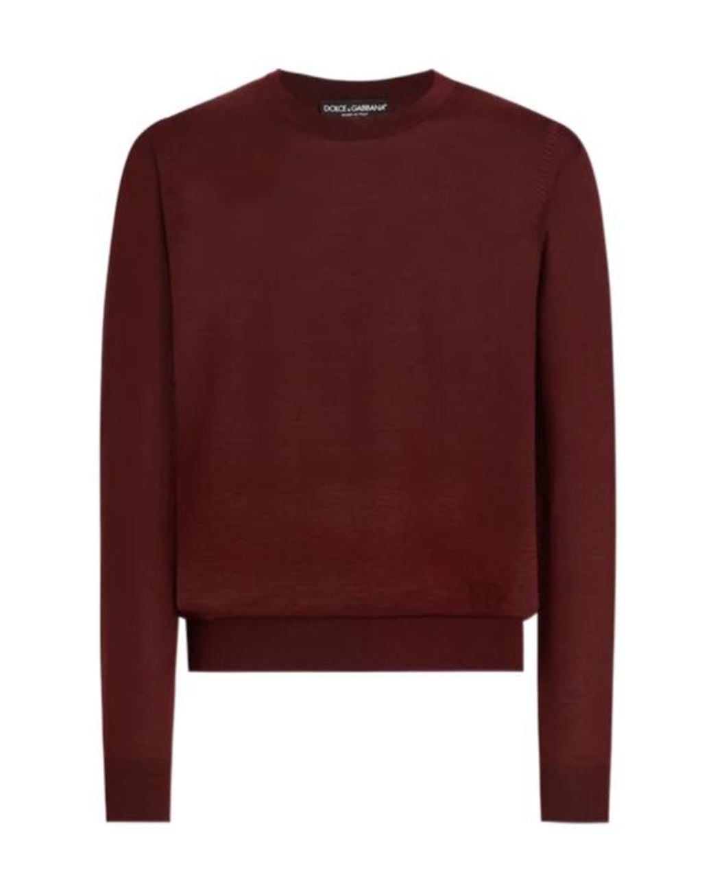 Dolce & Gabbana Logo Embroidered Crewneck Pullover for men