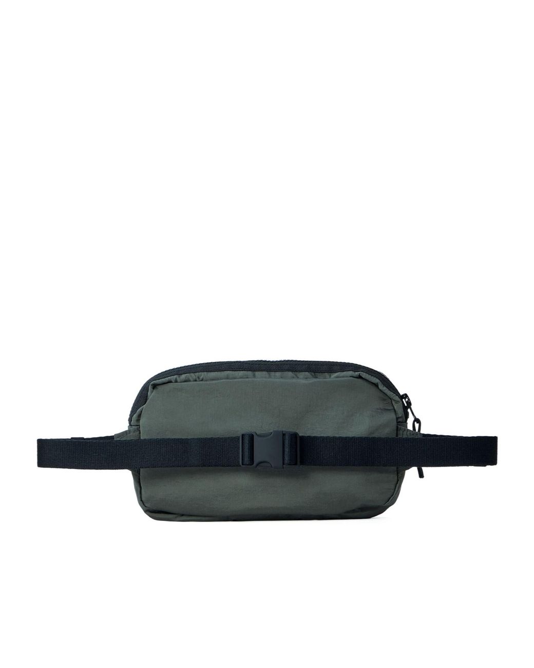 Stone Island Gray Logo Zip Belt Bag for men