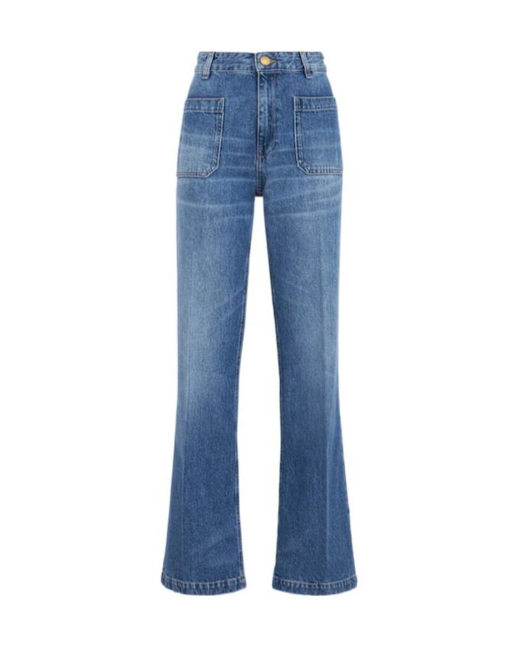Seafarer Blue Curt Baggy Jeans
