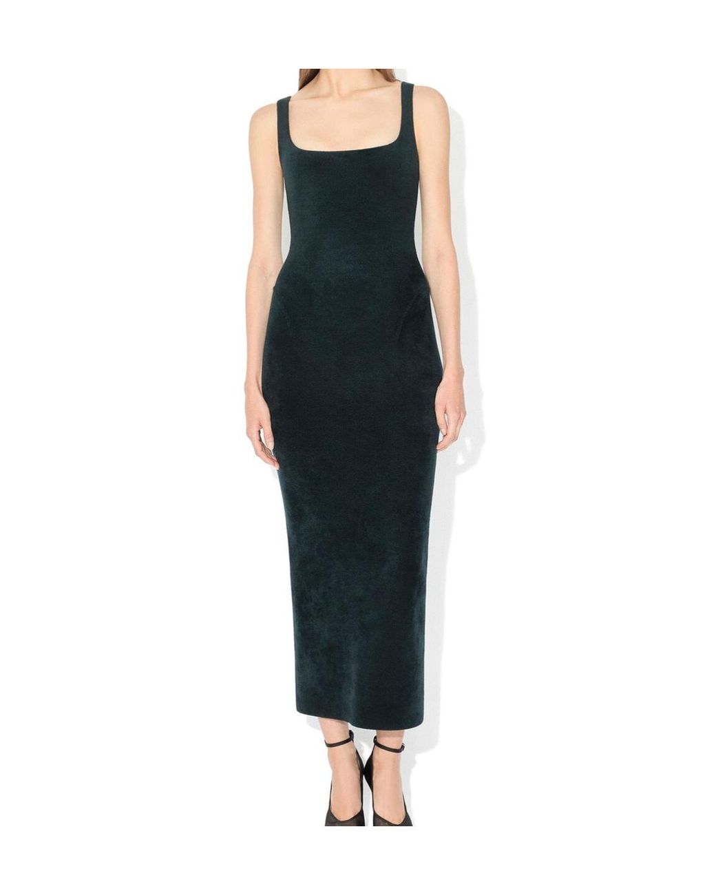 Alaïa Black Velvet Bodycon Dress