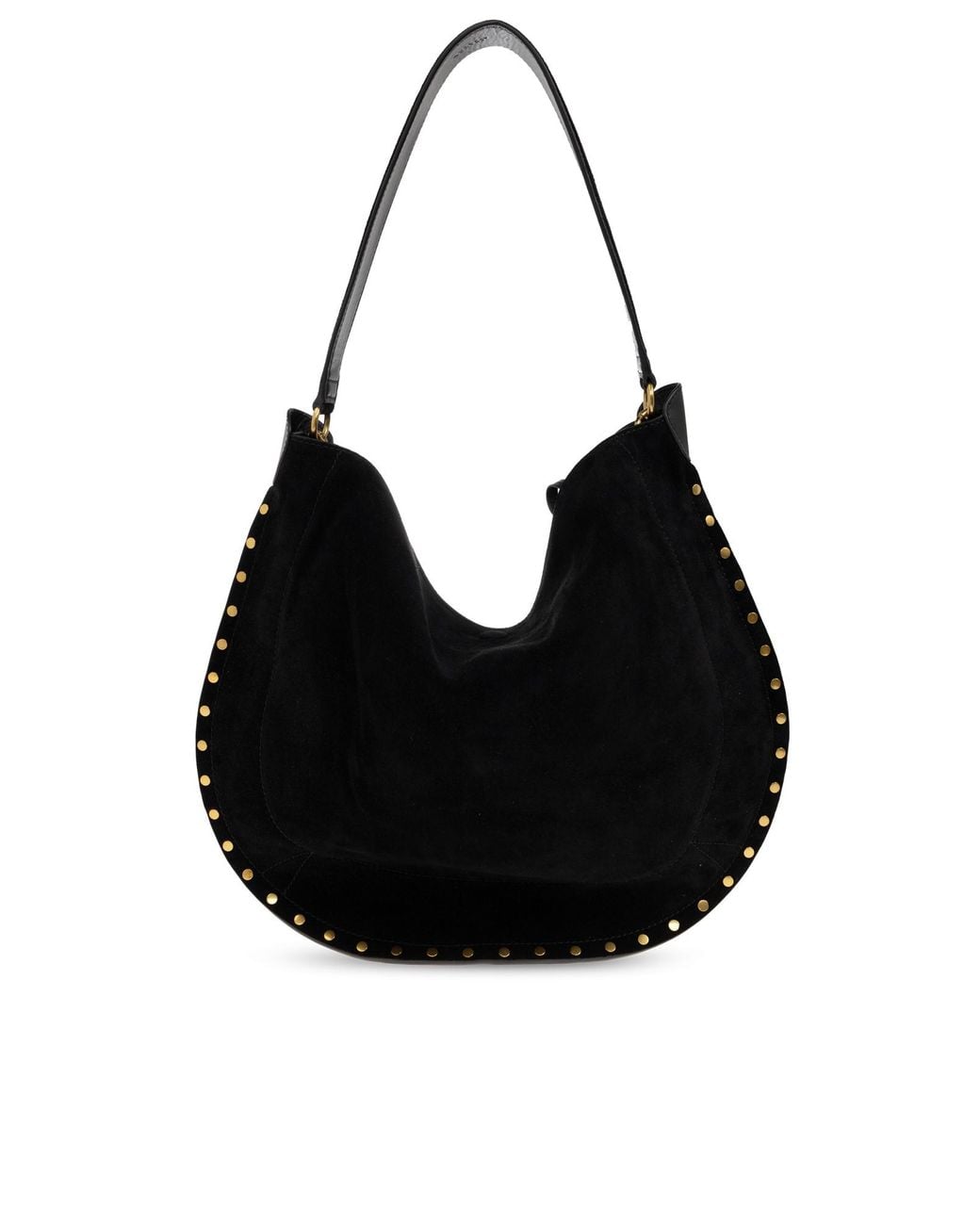 Isabel Marant Black Studded Shoulder Bag