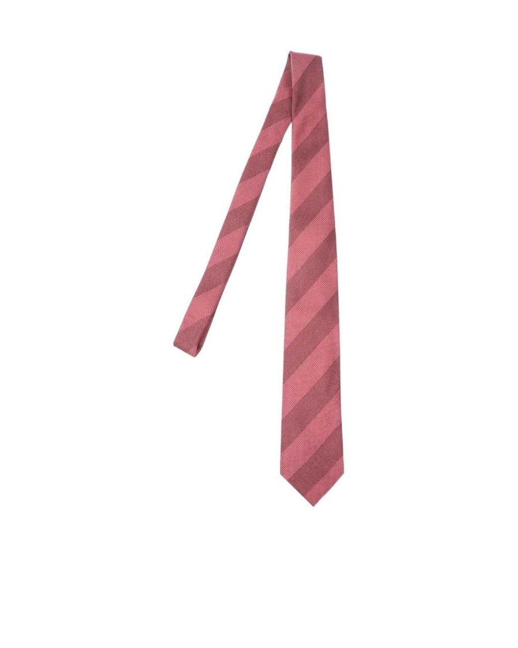 Tom Ford Pink Jacquard Silk Tie for men