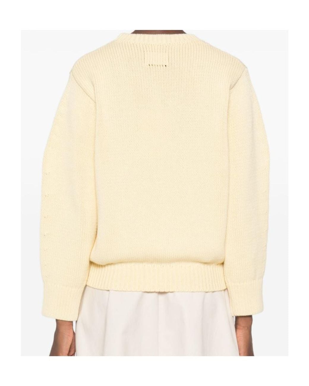 Totême Natural Totême Chunky Crew-Neck Knitted Sweater