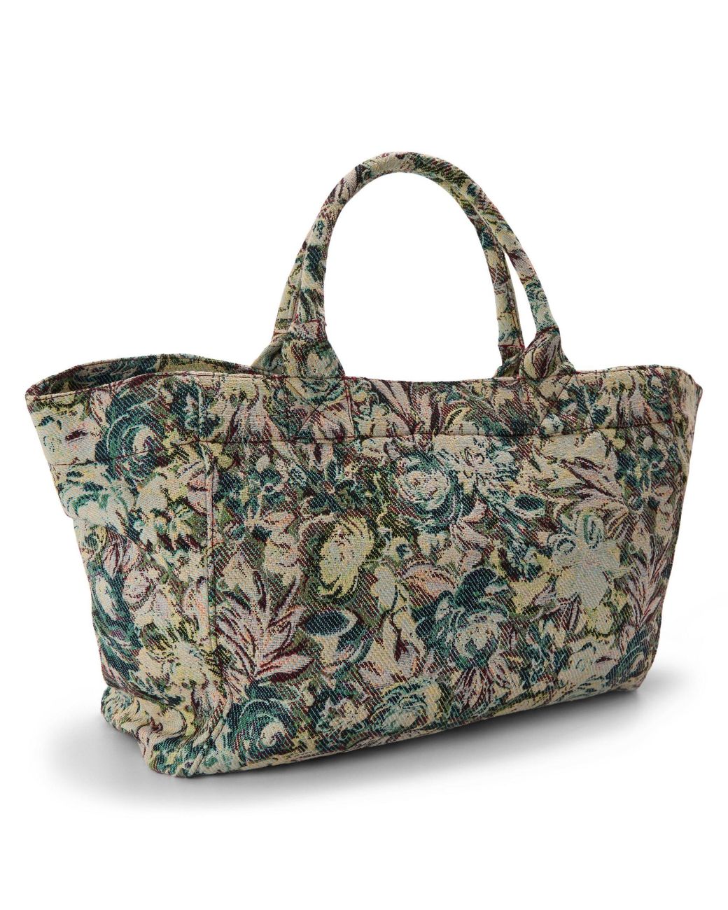Ganni Metallic Xxl Print Tote Bag