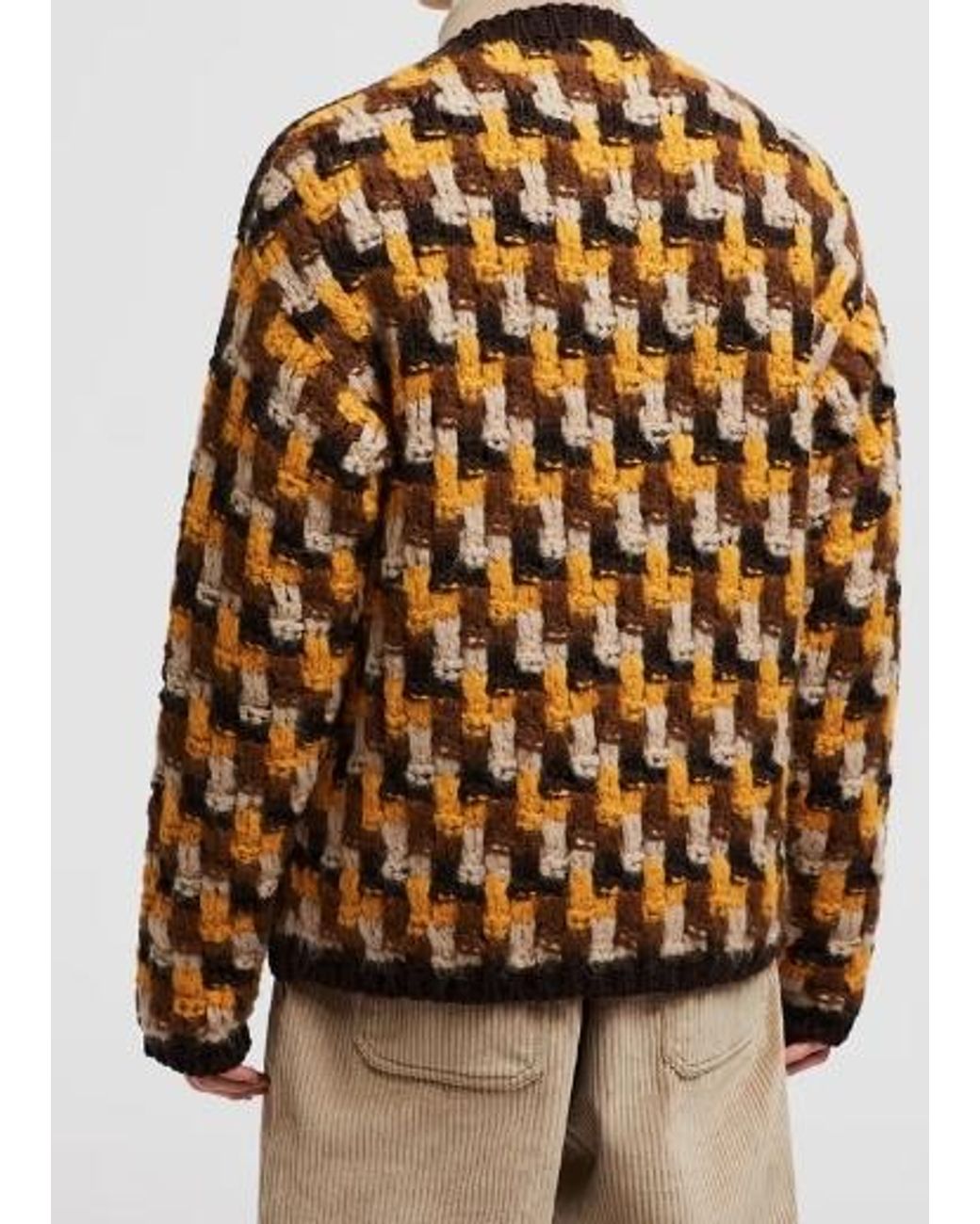 Moncler Brown Wool Alpaca Jumper for men