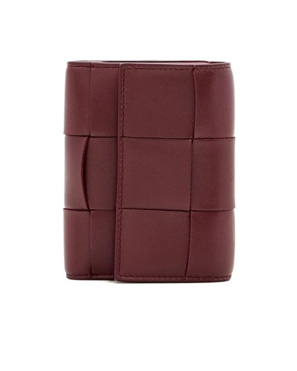 Bottega Veneta Purple Three-Fold Wallet