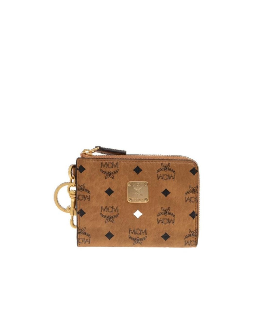 MCM Brown Logo Wallet