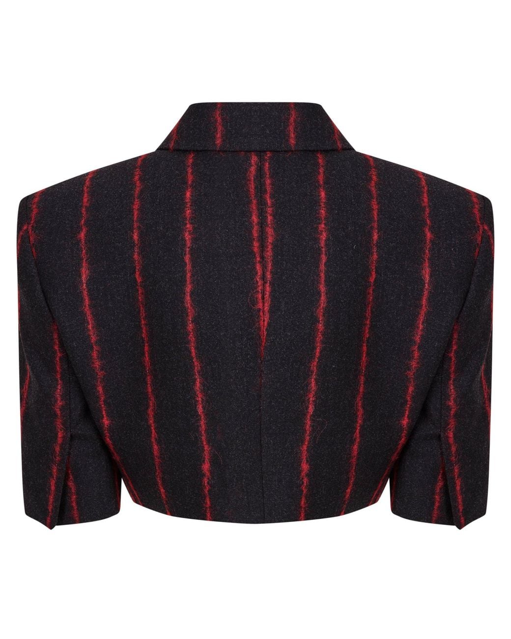 Vivienne Westwood Black Striped Cropped Blazer