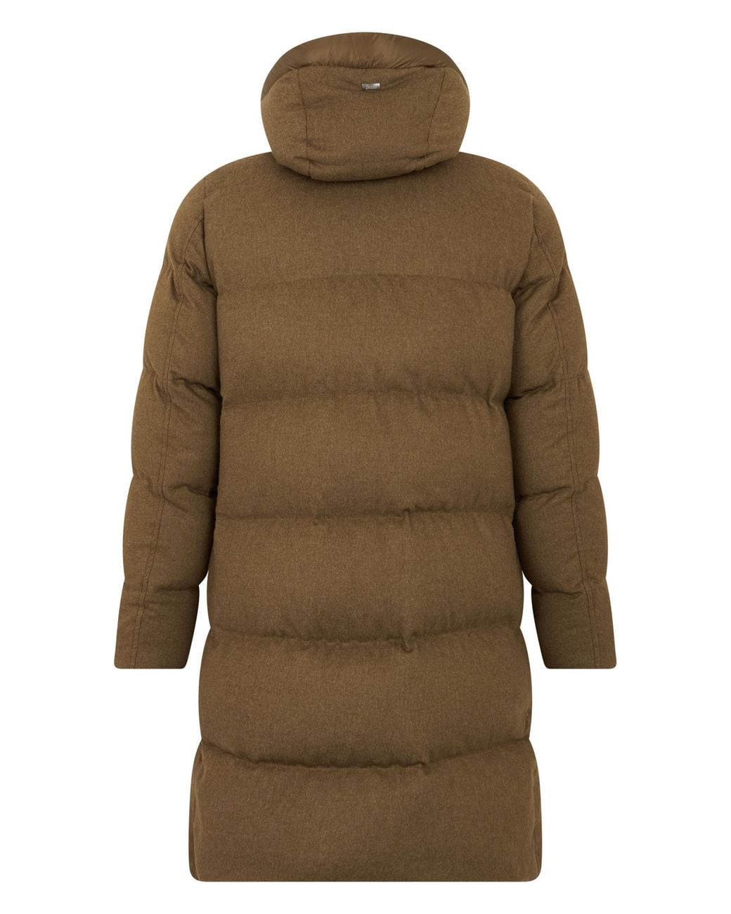 Herno Green Drawstring Hooded Coat for men