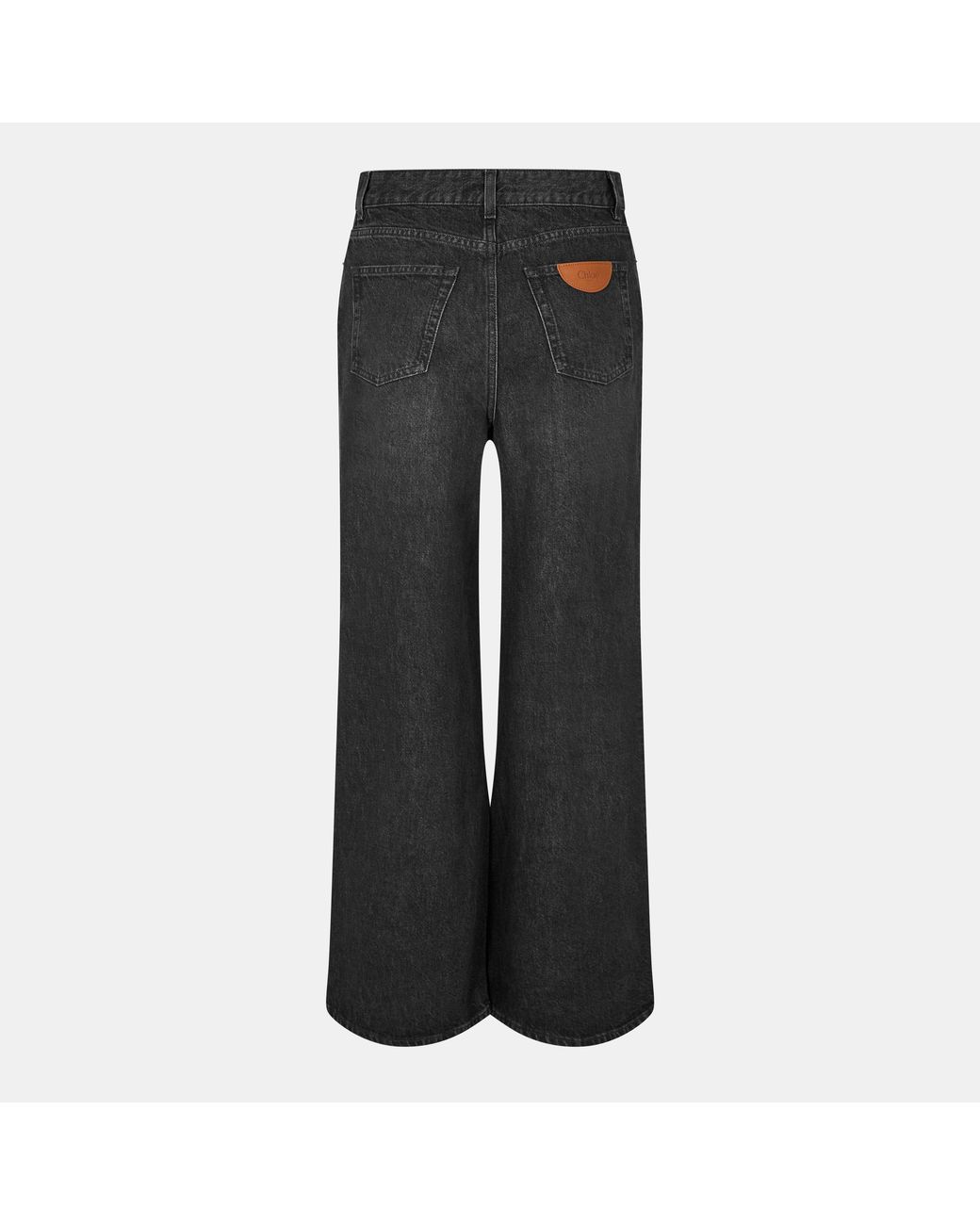Chloé Black Straight-Leg Jeans