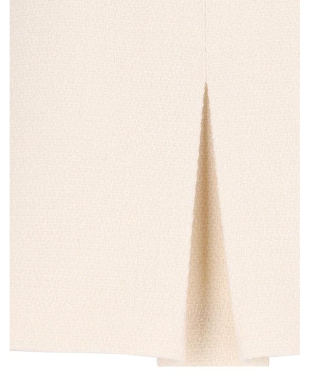Céline Natural Trapeze Mini Skirt