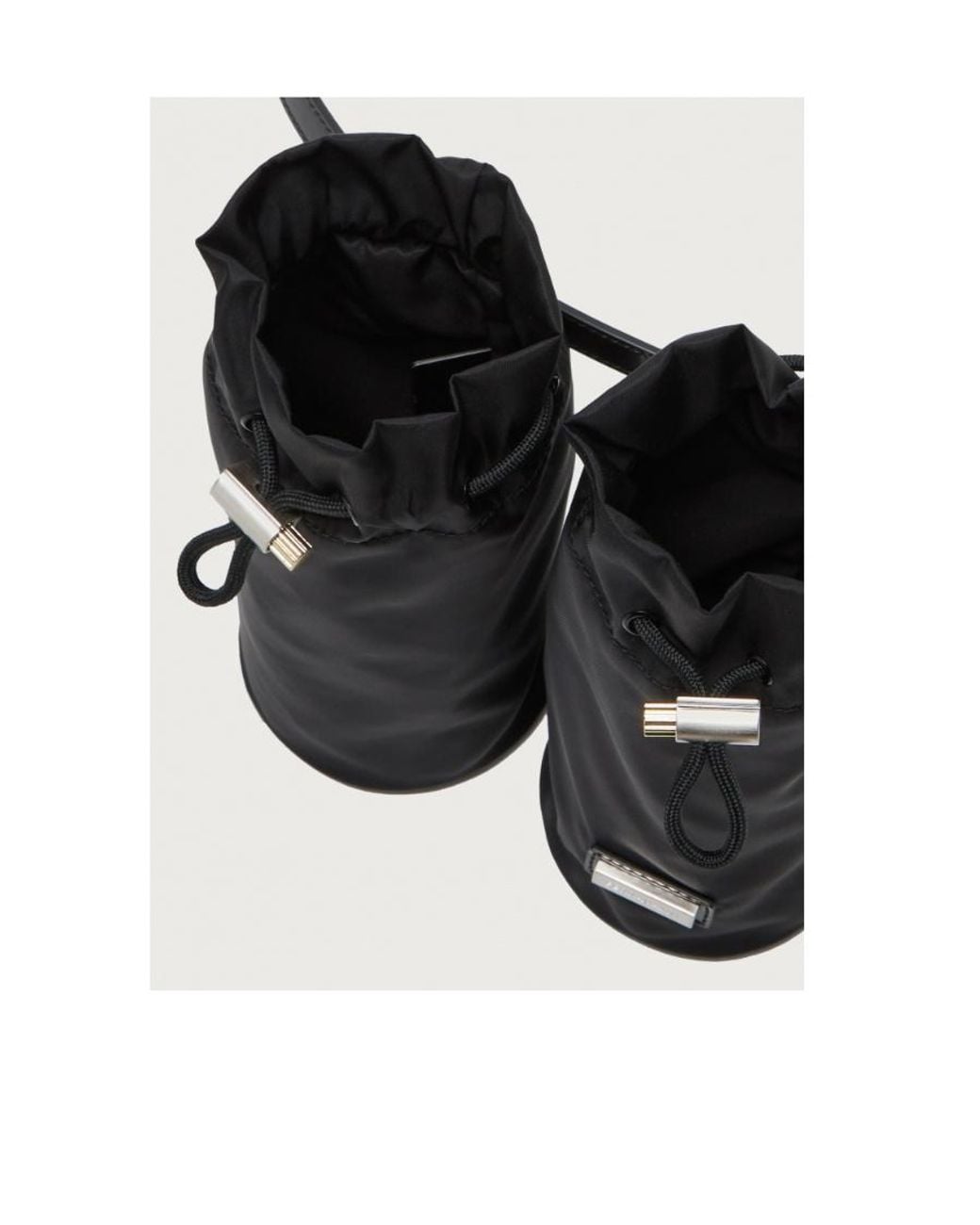 Ferragamo Black Ferragamo Double Belt Bag for men