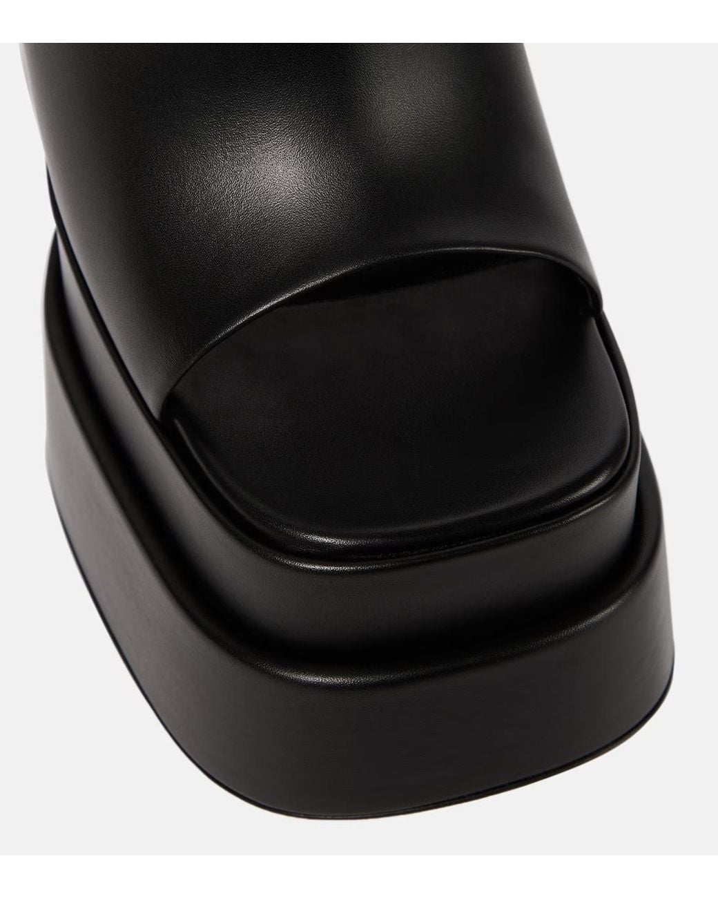 Versace Black Platform Sandals