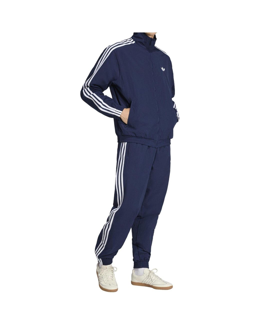 Adidas Originals Blue Classic Trefoil Jacket for men