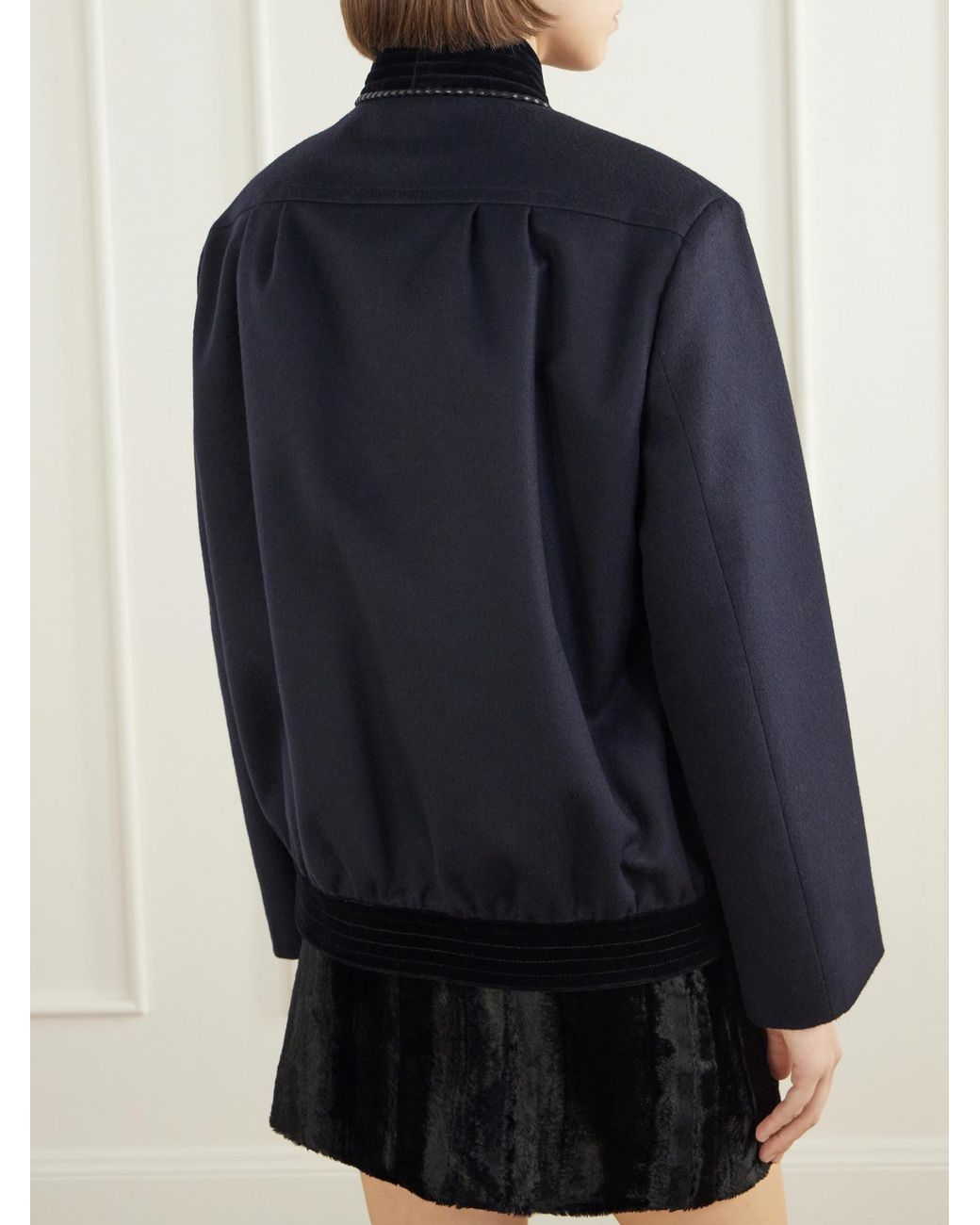 Blazé Milano Blue Minimal Singlebreasted Jacket