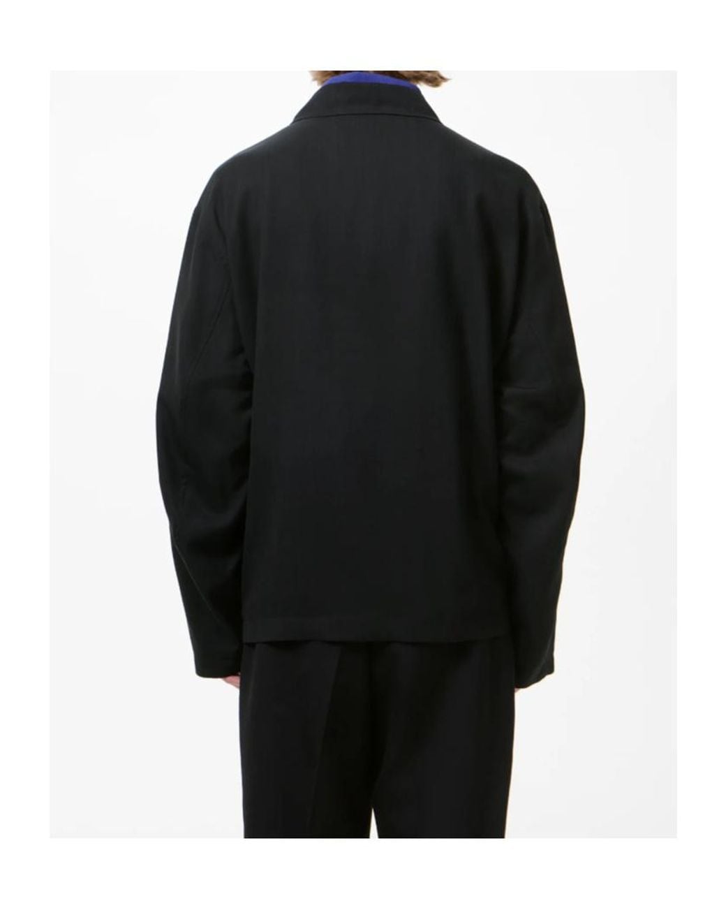 Our Legacy Black Zip-Front Knitted Jacket for men