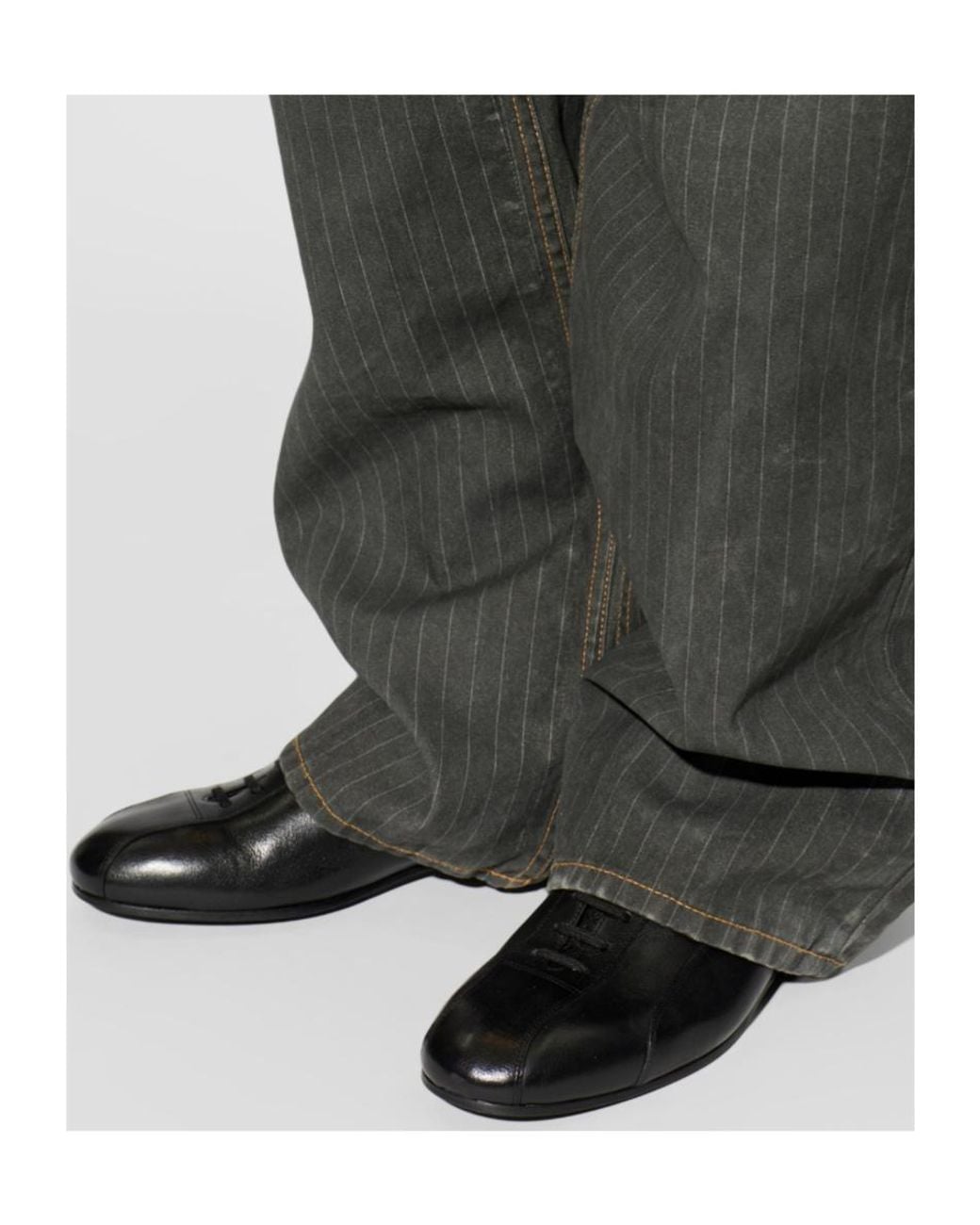 Jil Sander Black Minimal Lace-Up Shoes for men