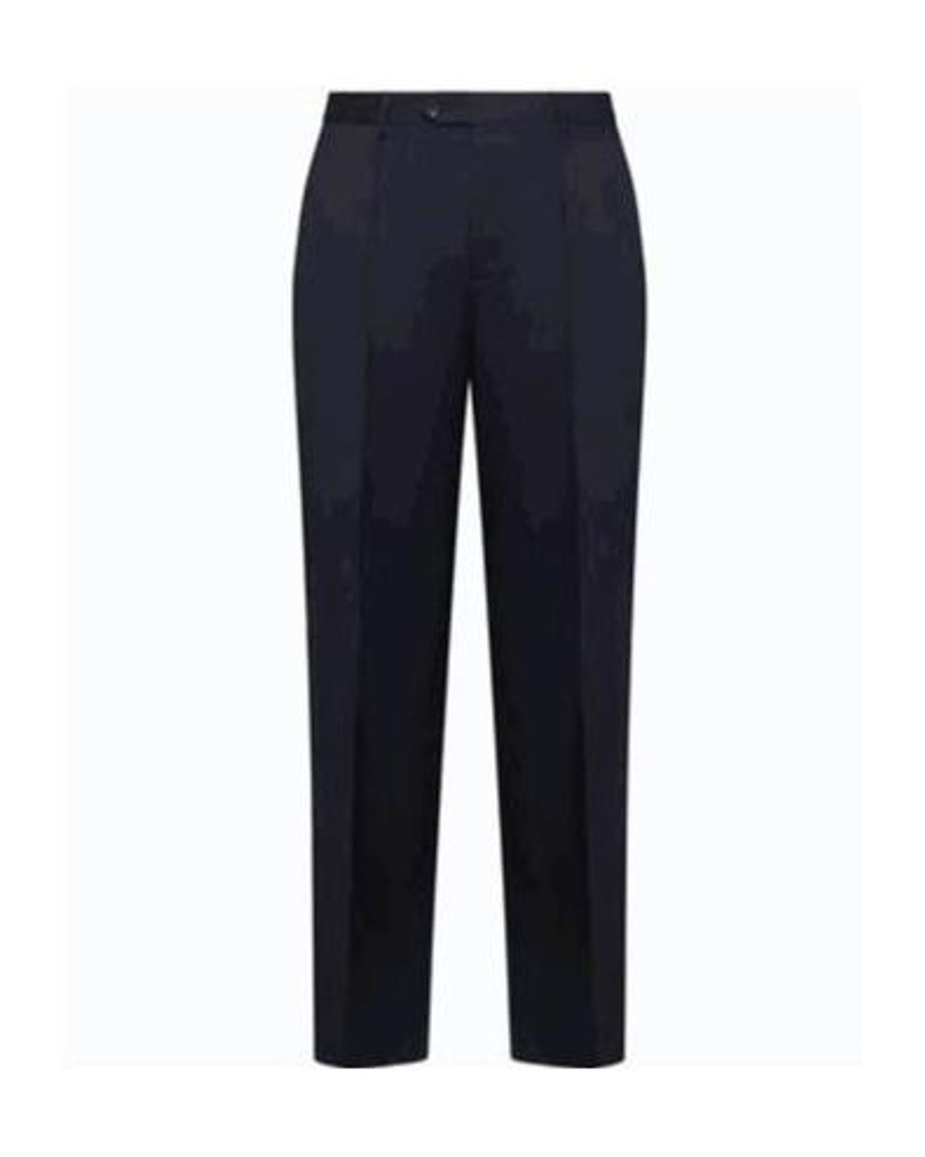 Etro Blue Straight-Leg Tailored Trousers for men
