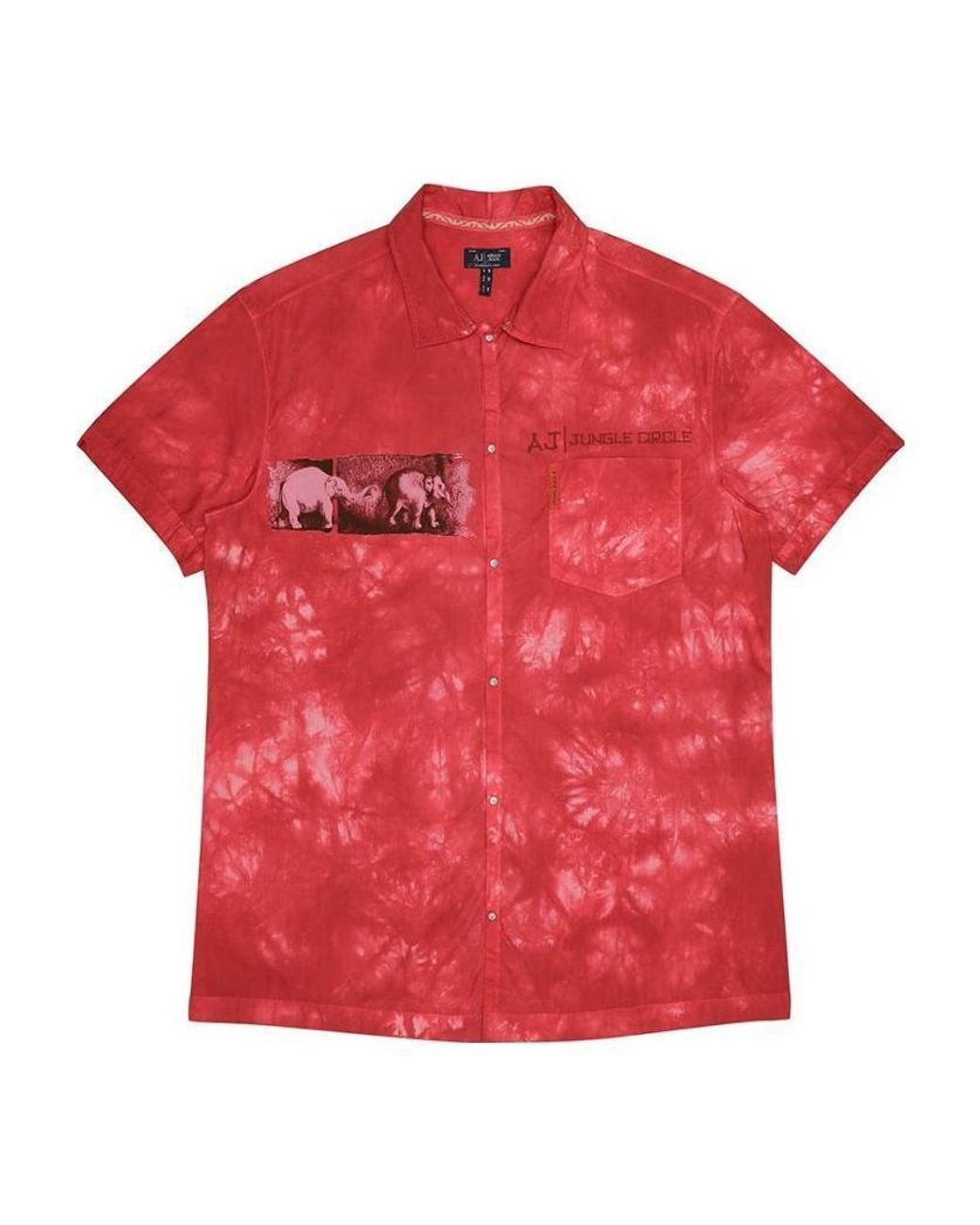 Armani Jeans Red Logo Detail Shirt