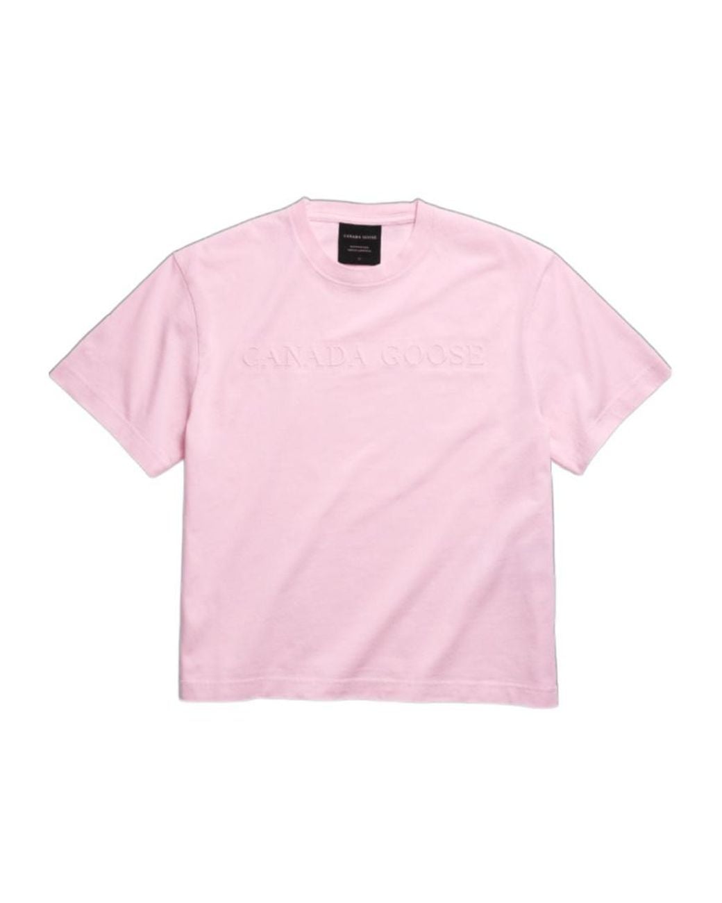Canada Goose Pink Roam T-Shirt Embroidered