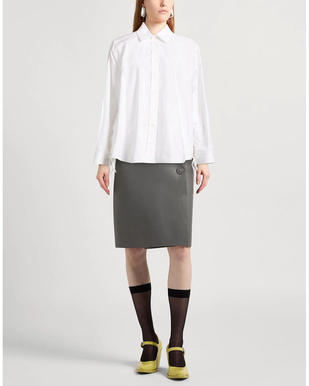 Balenciaga White Simple Shirt