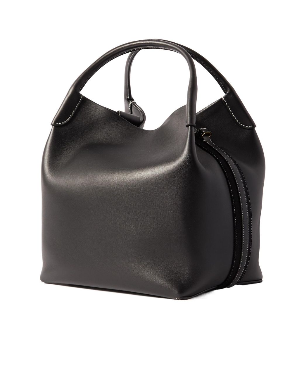 Loro Piana Black Bale Double-Handle Tote Bag