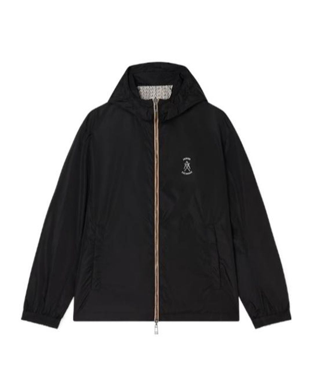 ARMANI EXCHANGE Gray Reversible Hooded Jacket for men