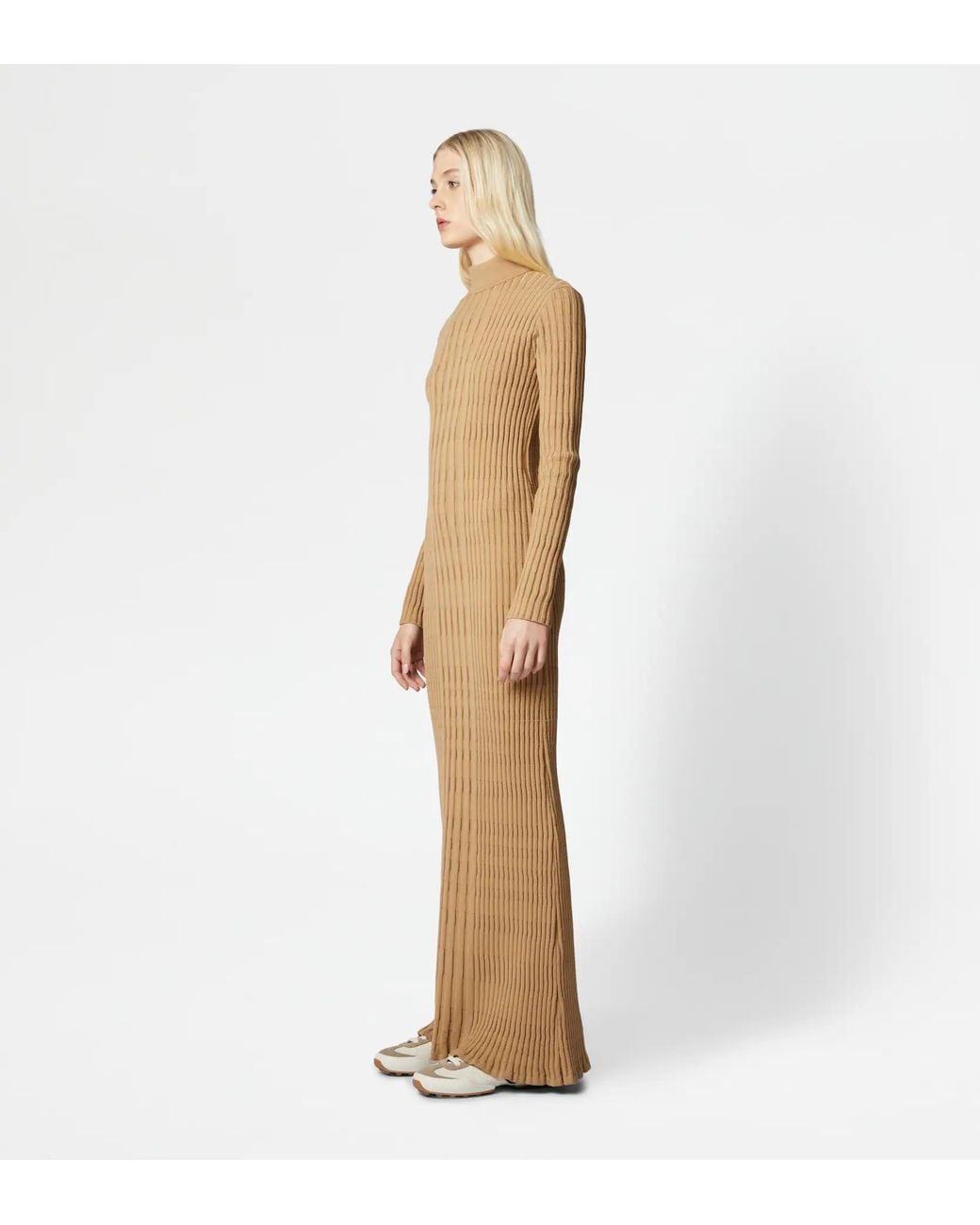 Tod's Natural Long Knitted Dress