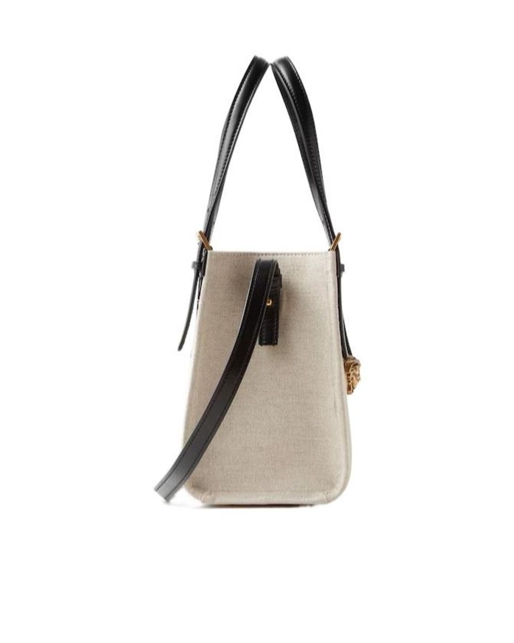 Versace Natural Rivière Mini Canvas Tote