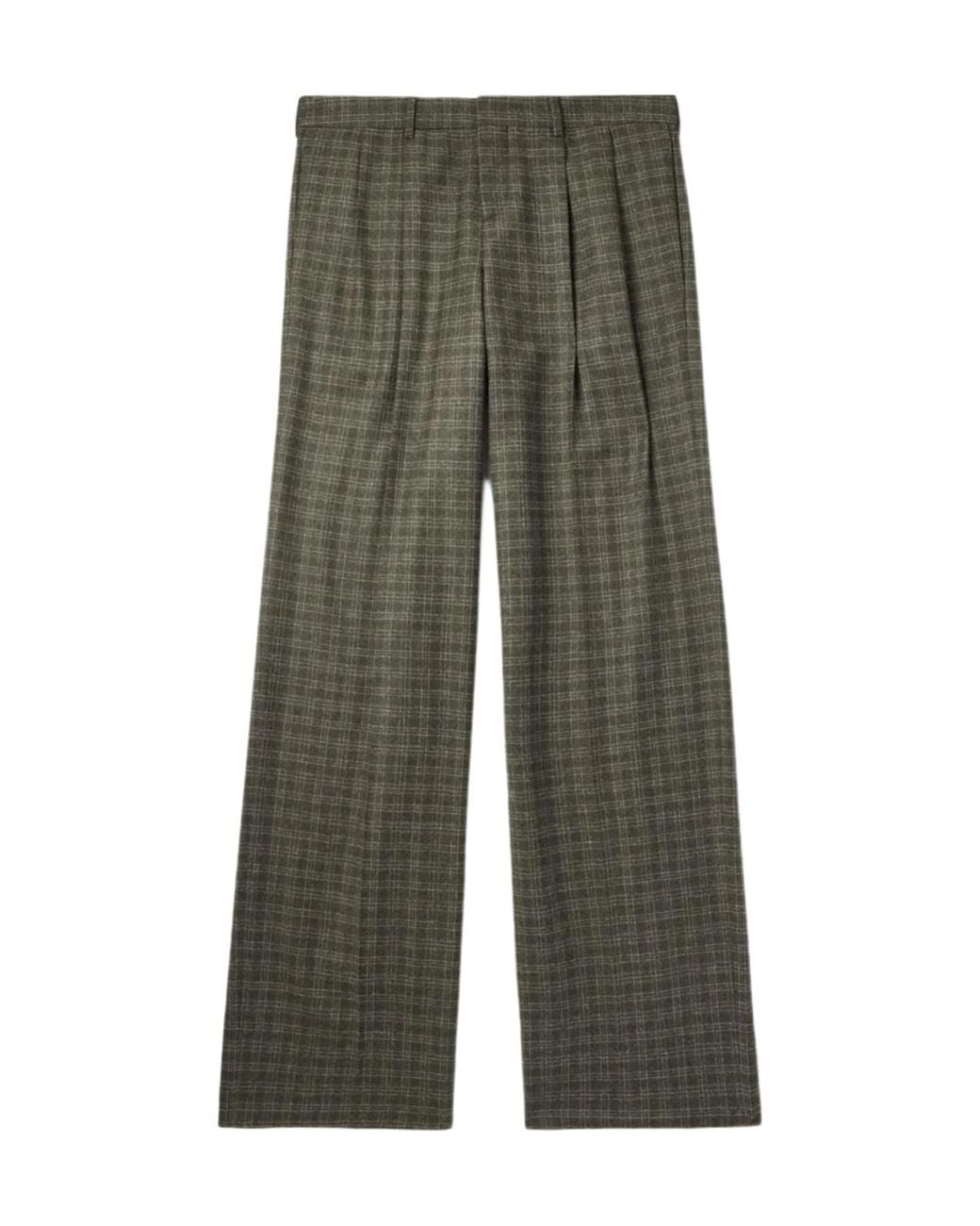 Céline Green Casual Pants With Belt Loops for men