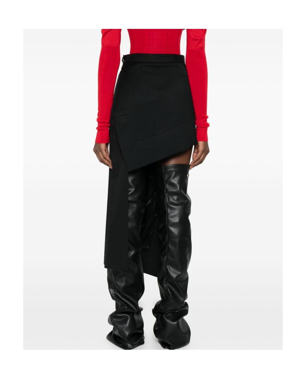 Vivienne Westwood Black Infinity Asymmetric Maxi Skirt