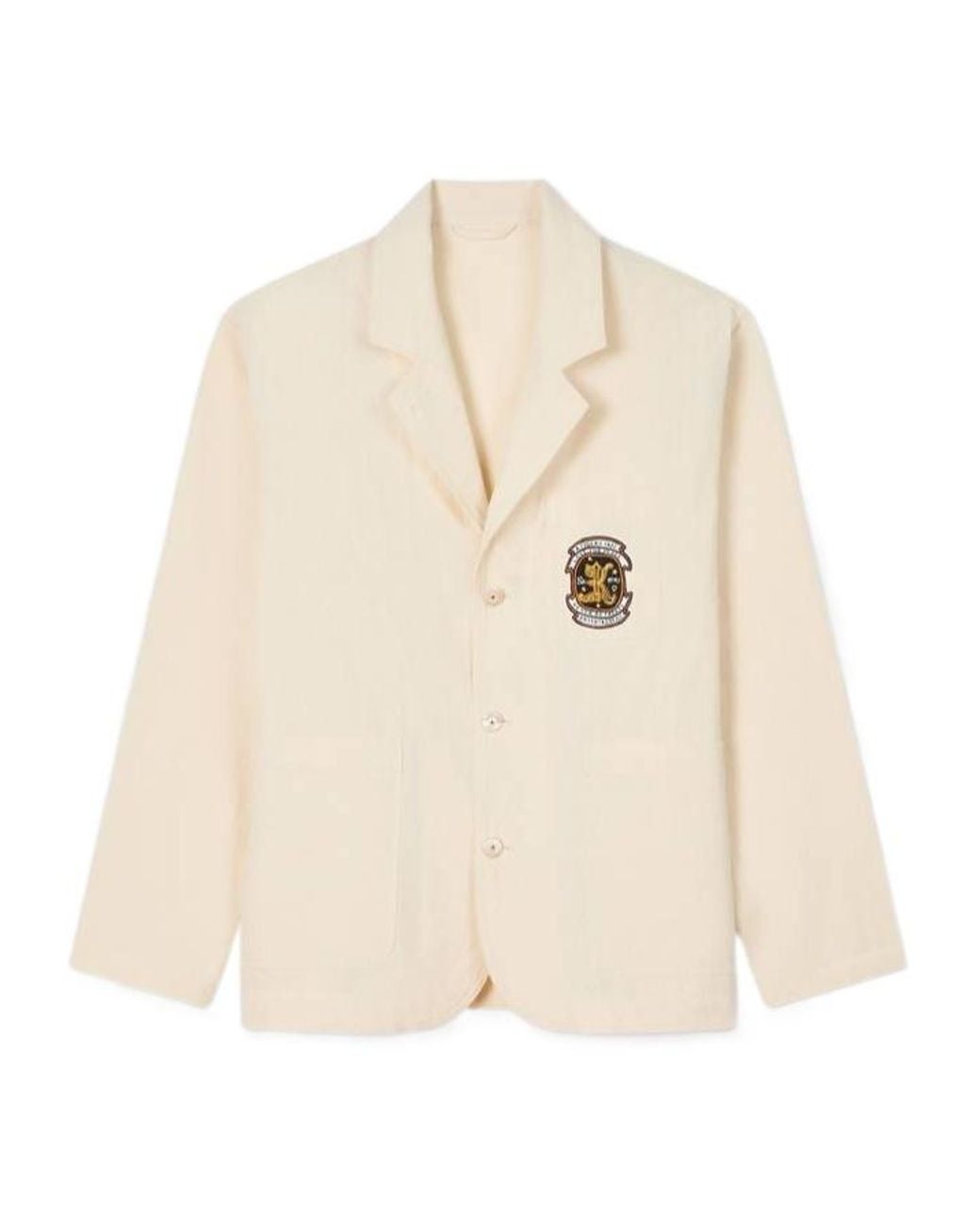 KENZO Natural Badges Single-Breasted Jacket for men