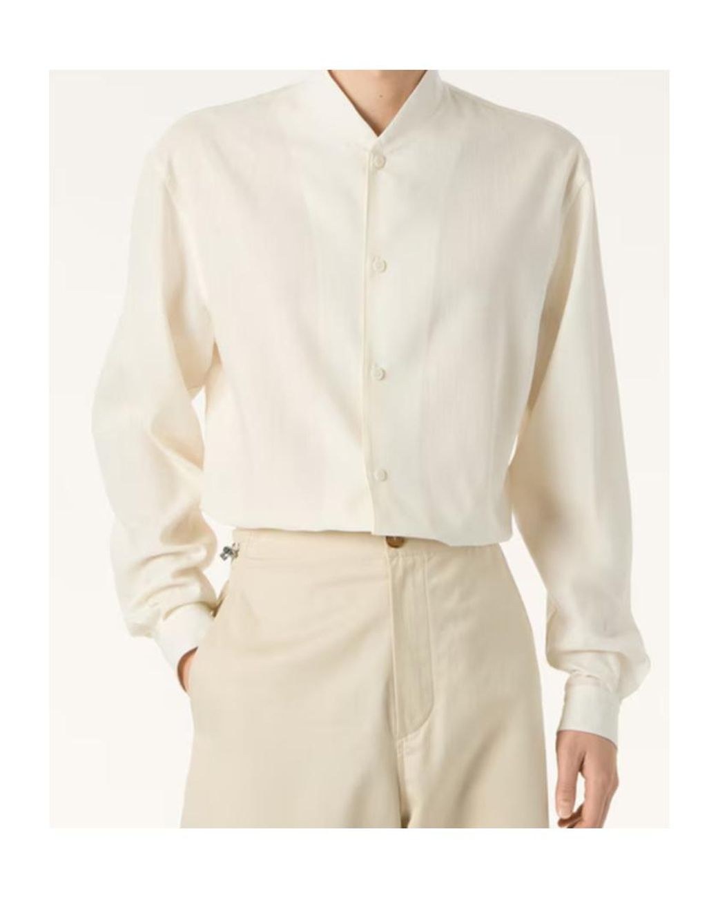 Loro Piana White Ilan Shirt for men
