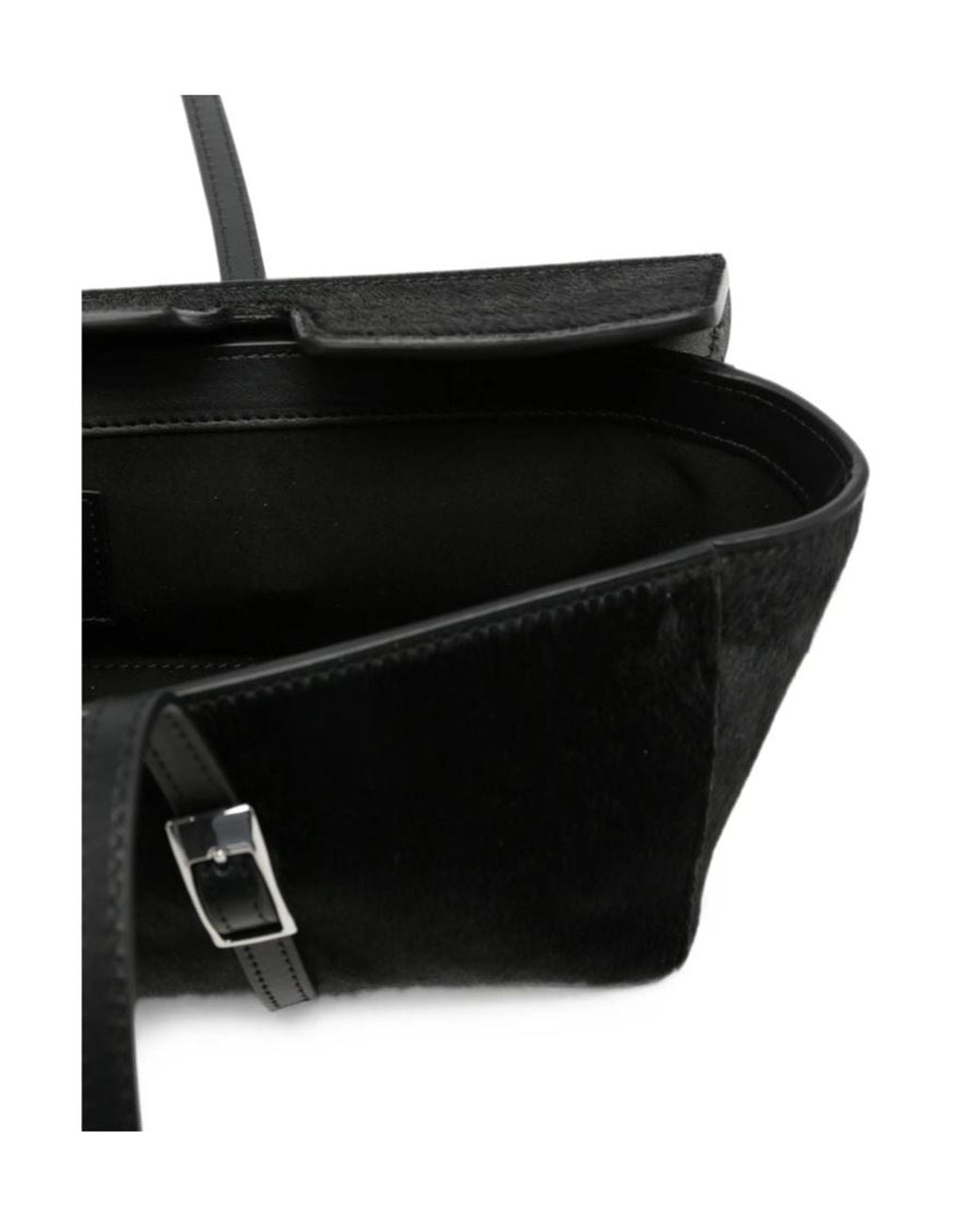 Elleme Black Top Hand-Held Shoulder Bag