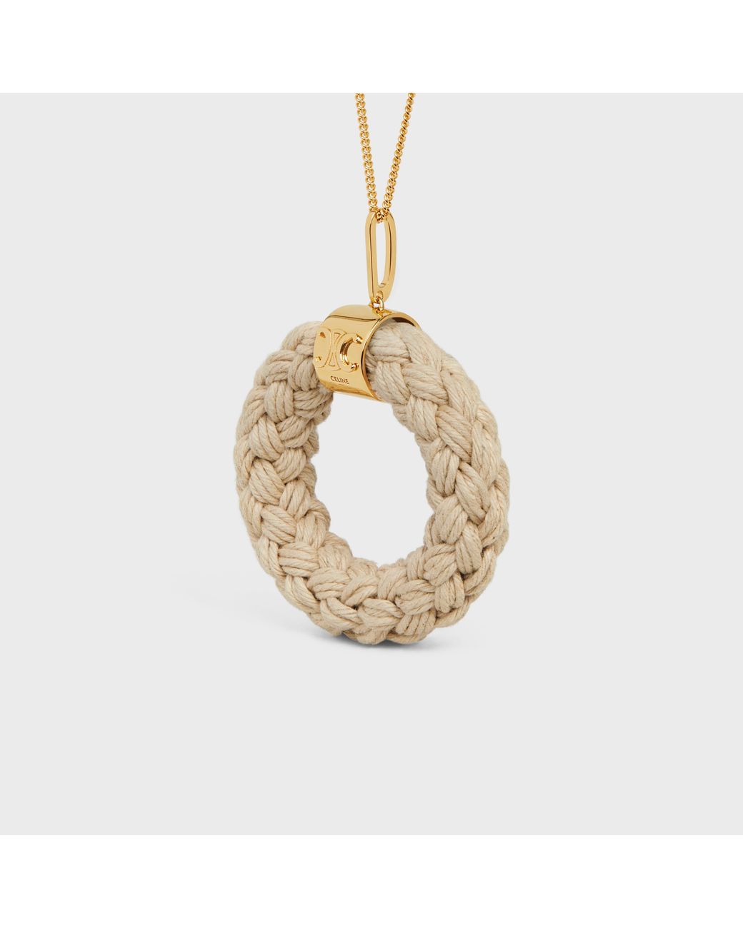 Céline Metallic Separables Rope Pendant