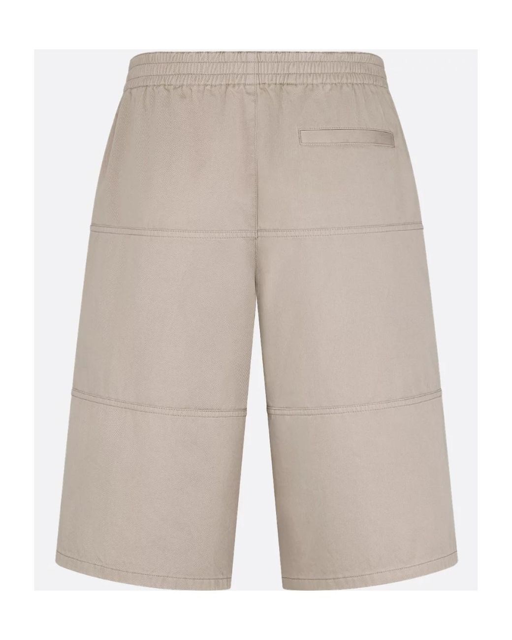 Dior Natural Shorts With Buckle for men