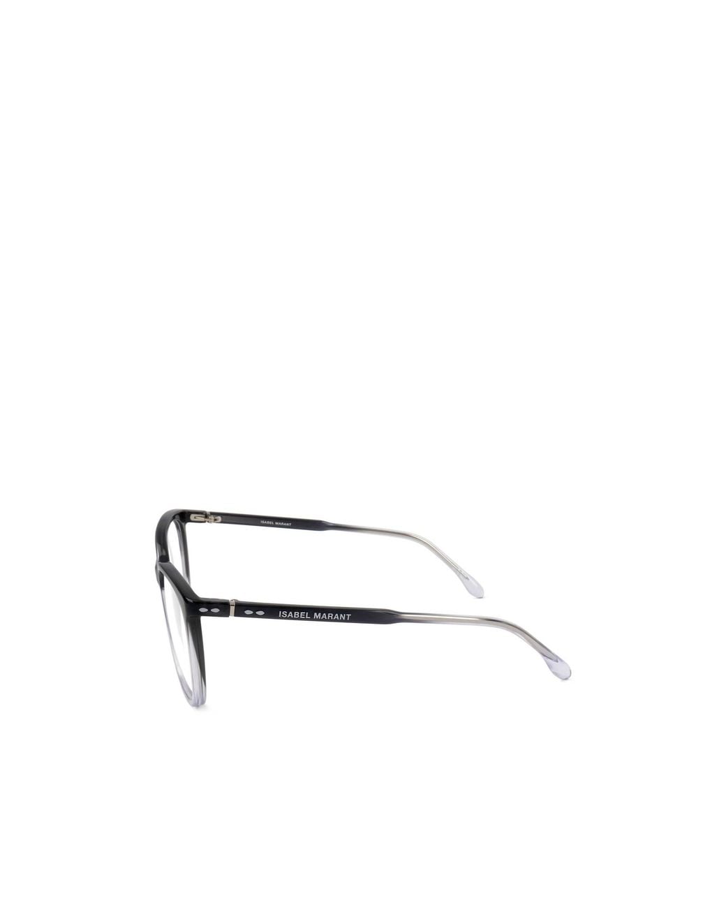 Isabel Marant Metallic Rectangle Frame Glasses