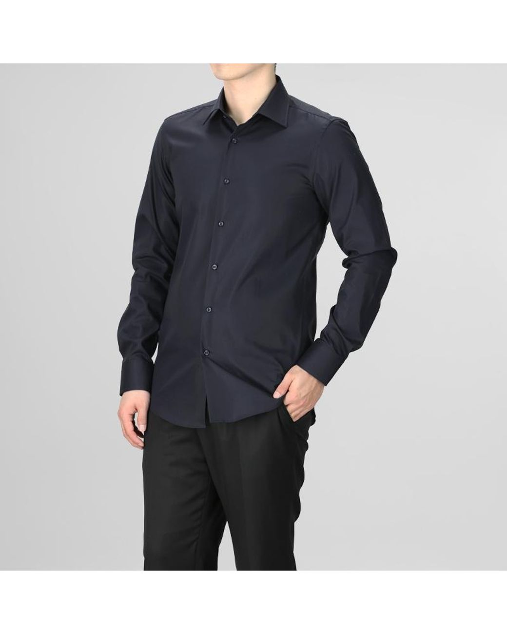 Boss Blue Boss One Slim-Fit Dress Shirt for men