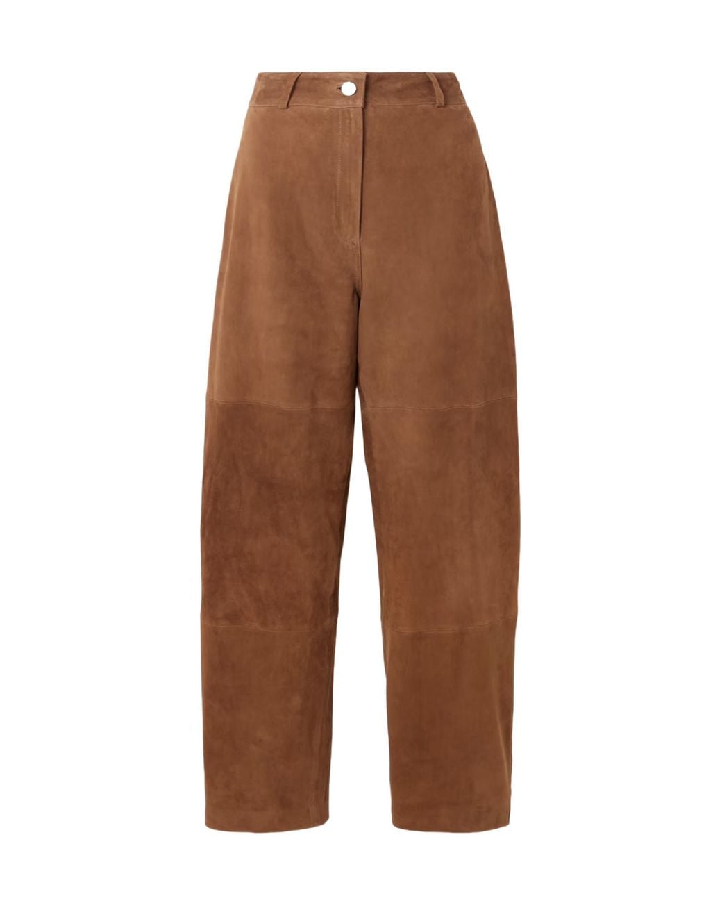 Rohe Brown Barrel Leg Trousers