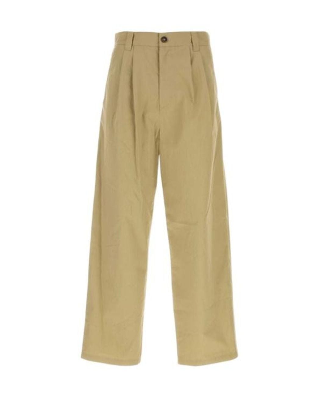 A.P.C. Natural Ricky Pleated Pants for men