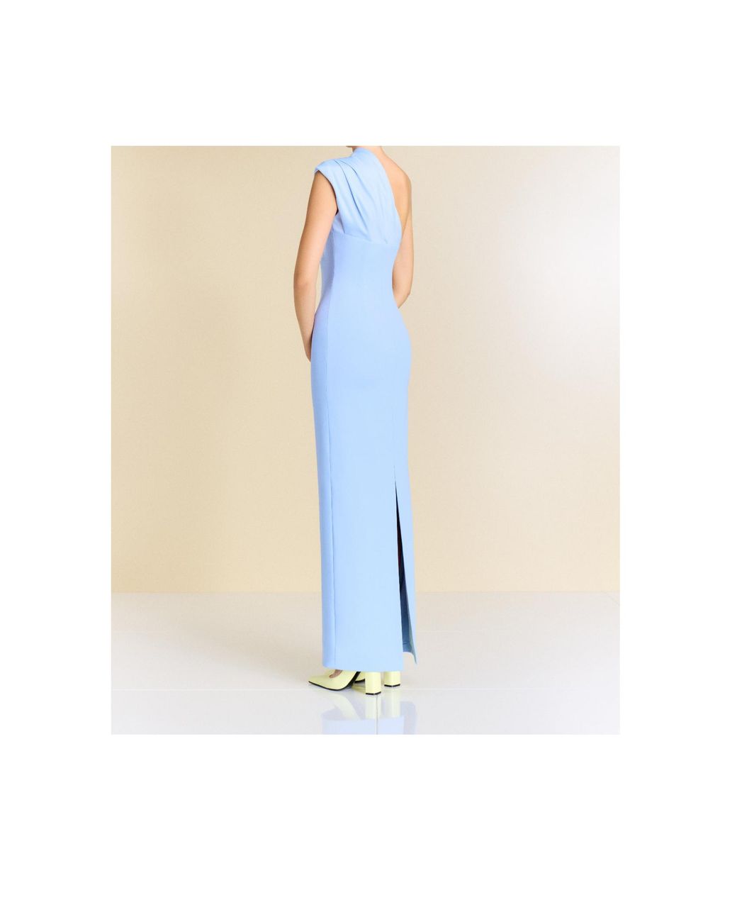 Solace London Blue One-Shoulder Dress