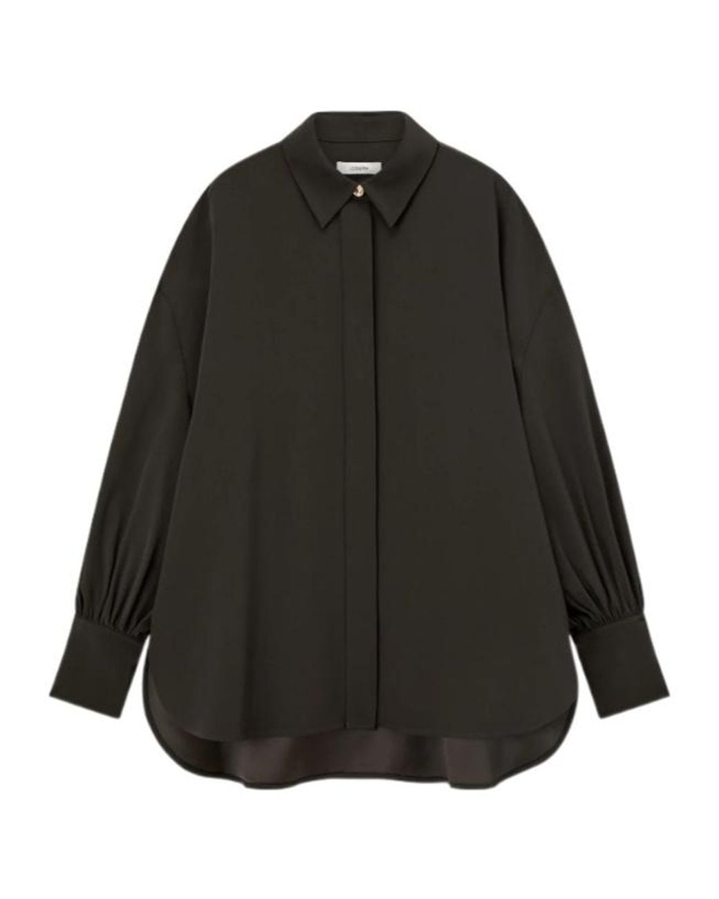Joseph Black Relaxed Button-Up Shirt