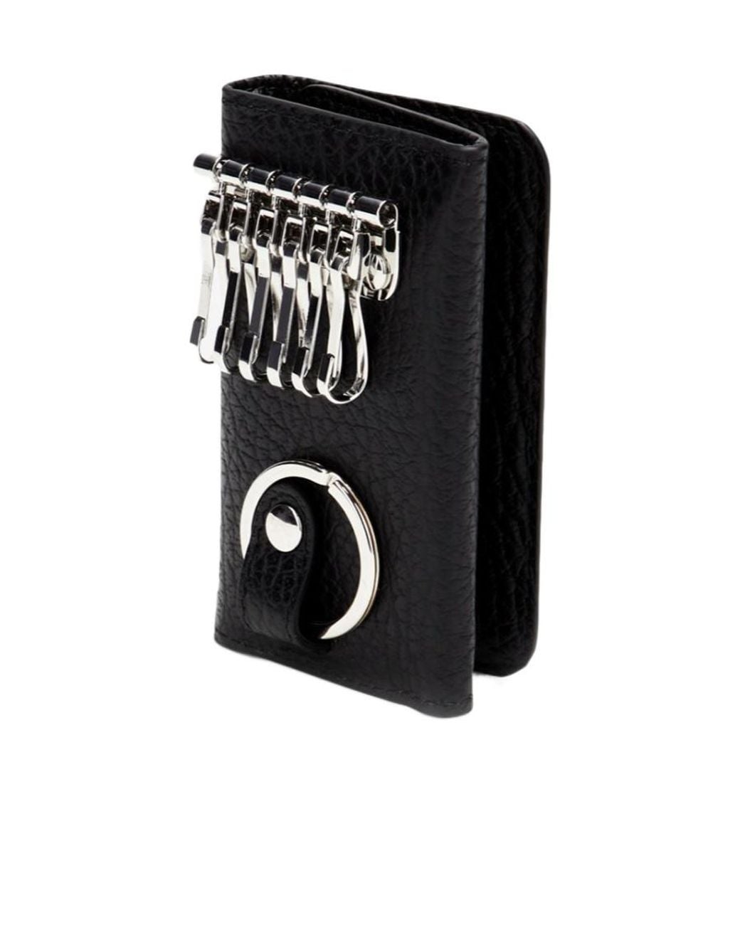 Maison Margiela Stitching Key Case Keyring in Black | Lyst UK