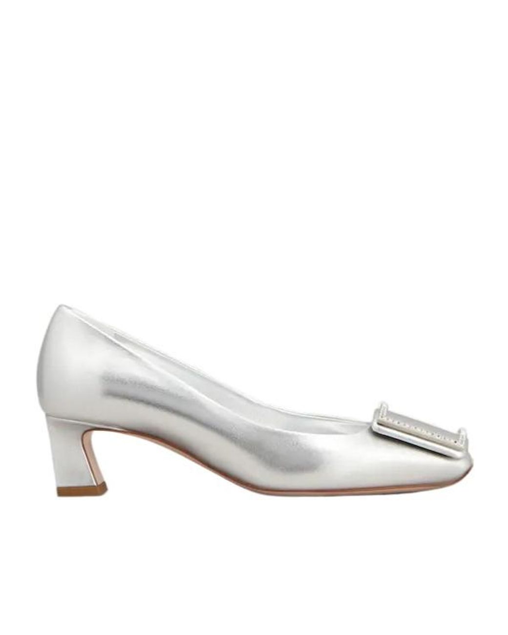 Roger Vivier White Trompette Pumps